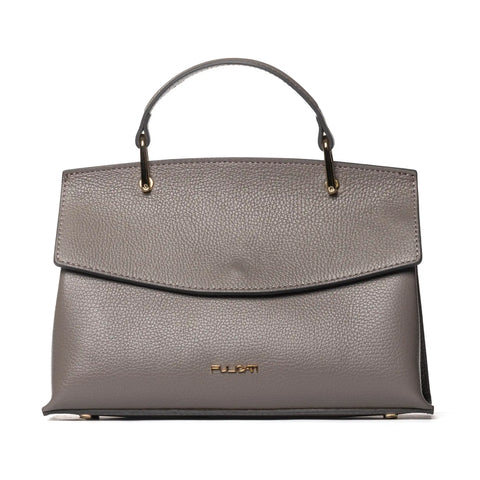 Small Satchel in Pebbled (Dollaro) Leather