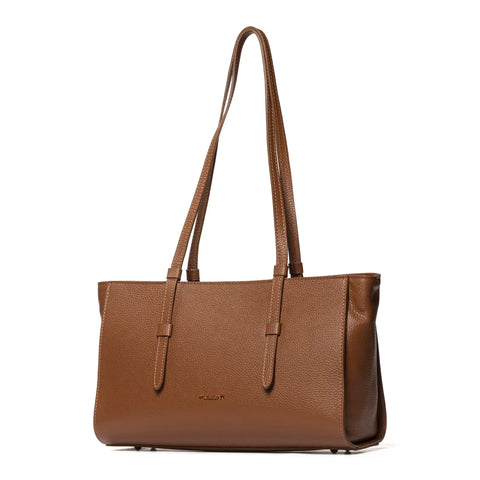 Tote Bag in Pebbled Leather