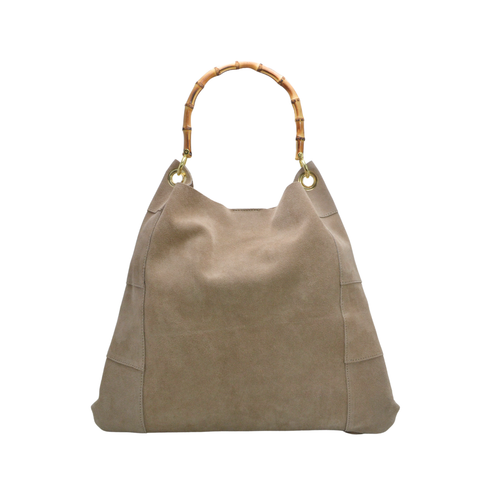 Lidia - Camoscio Taupe - Claudia Firenze