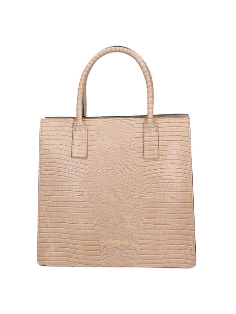 handbag viola castellani women Genuine Leather  Taupe Chiaro - Viola Castellani