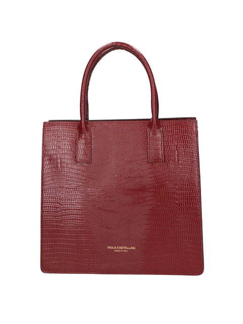 handbag viola castellani women Genuine Leather  Rosso Scuro - Viola Castellani