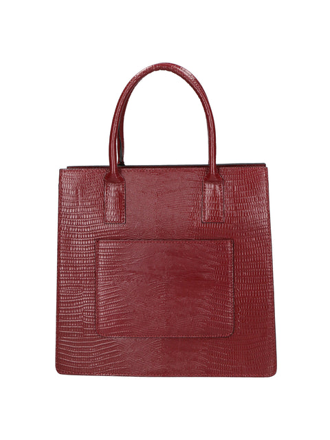 handbag viola castellani women Genuine Leather  Rosso Scuro - Viola Castellani