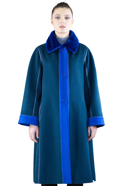 Coat - Art. Cashdouble col. Malibu Marester