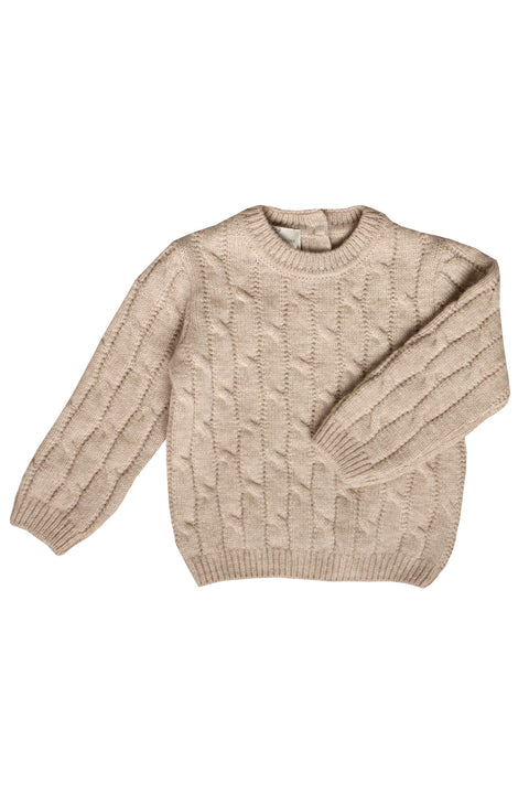 Sweater - Braids wool Cable-knit Maglificio Verona