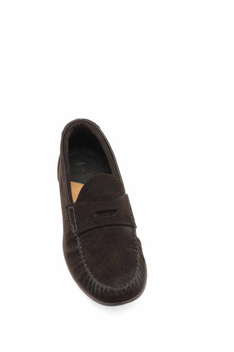 Suede tubular moccasins - art. 51321