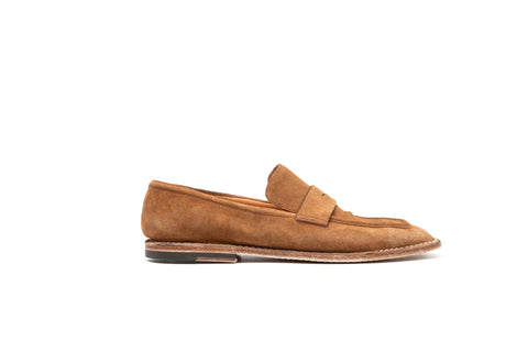 Suede square-toe loafers - art. 51401