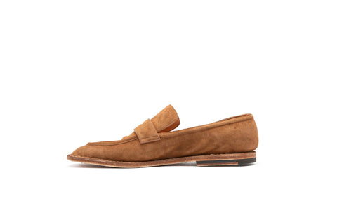 Suede square-toe loafers - art. 51401