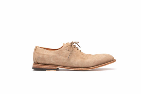 Suede leather derby shoes - art. 51476
