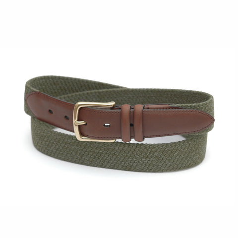Belt - Simple green Armeria Meschieri