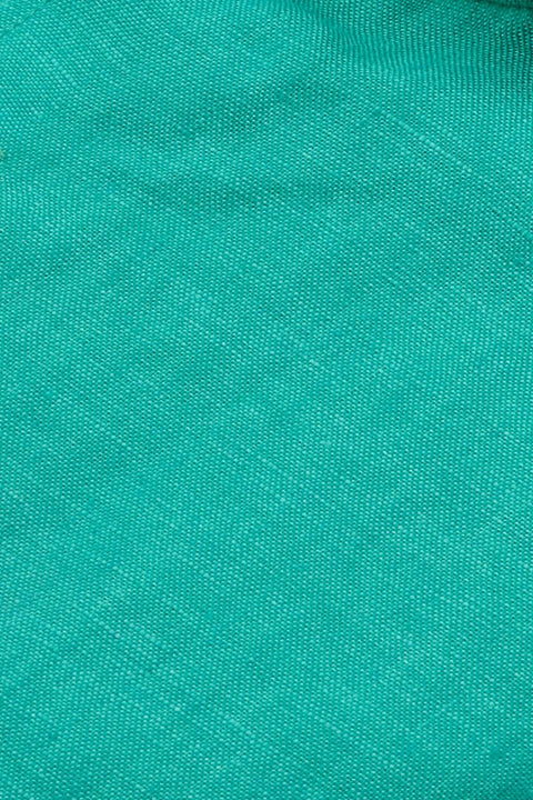 Water Green Linen Shirt Cordone 1956