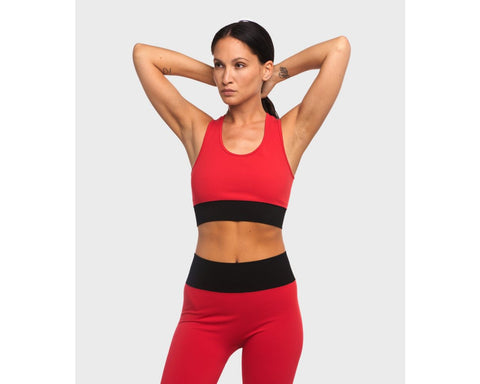 Top - Kaia brb black/bright red Heart and Soul