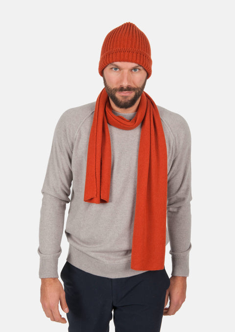 HEAVY RIBBED BEANIE 100 % CASHMERE - Art. 138P Riviera Cashmere