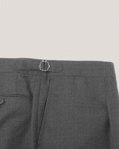 Trousers - 2PLY Mid Gray Pommella Napoli