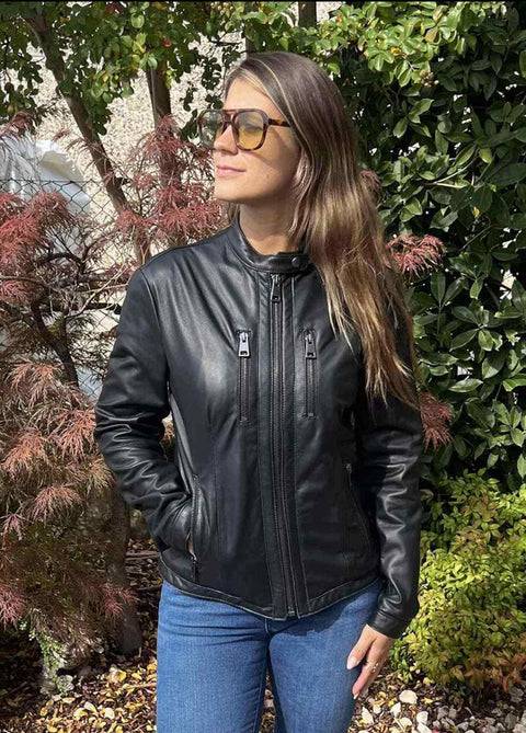 Leather Jacket “Mann” Women ARIZONA 520