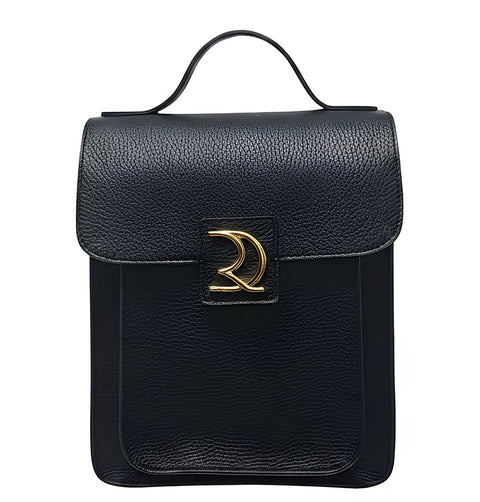 Business leather backpack