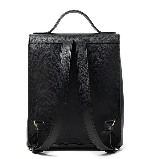 Business leather backpack