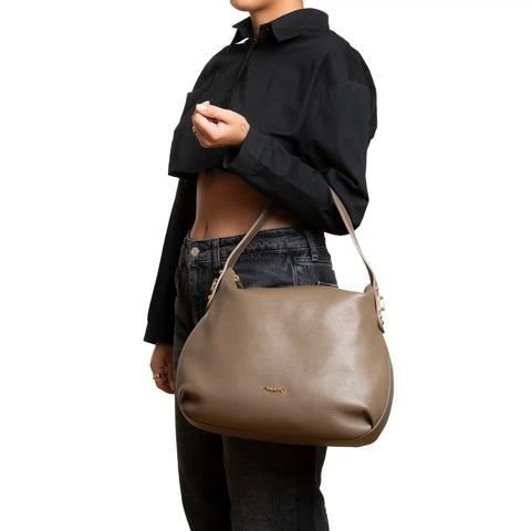 Tote Bag in Pebbled Leather