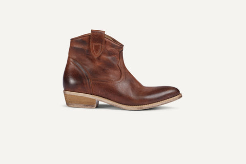 Texan Ankleboots -  Brown Bottega dell'Artigiano