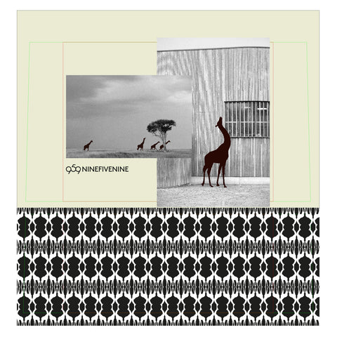 Shopping Bag - Print White 959NINEFIVENINE