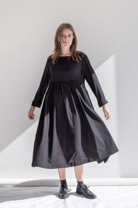 Dress - Porfido in wool gauze fabric Nei Miei Panni