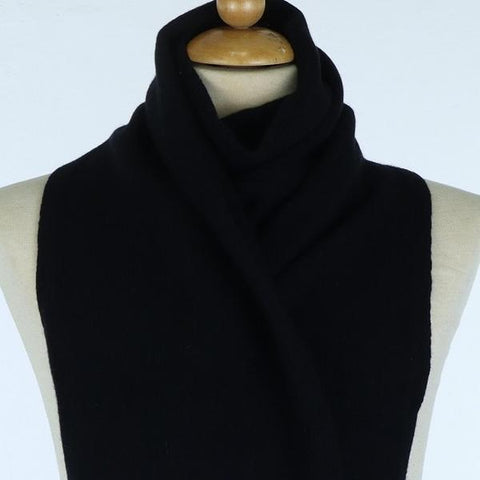 Unisex smooth recycled cashmere scarf, 25x160 cm - Due Toscani