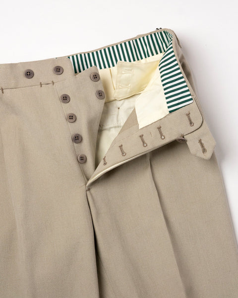 Trousers - Heavy Cotton Stone Pommella Napoli
