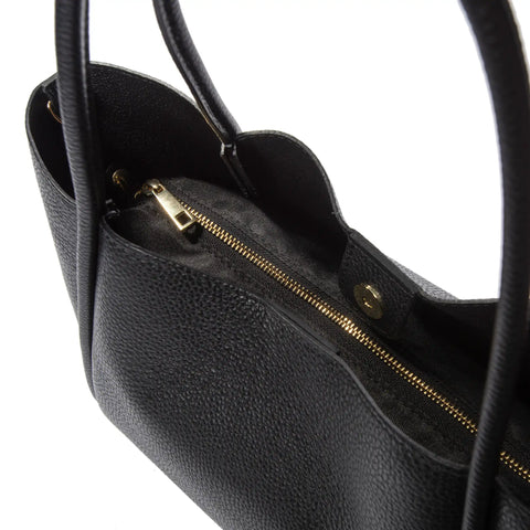 Tote Bag in Pebbled Leather