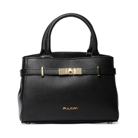 Tote Bag in Pebbled Dollaro Leather