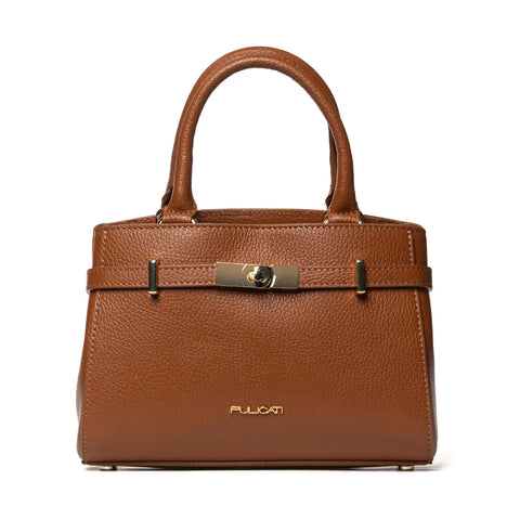 Tote Bag in Pebbled Dollaro Leather