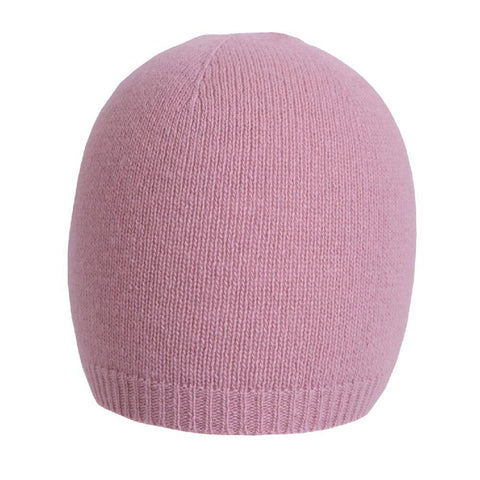 Soft Pure Cashmere Unisex Plain Knit Hat - Due Toscani