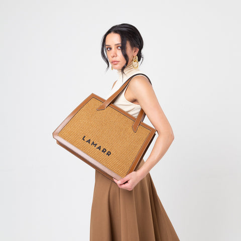 Bag - Beatrix moka big Lamarr