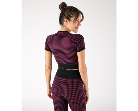 Top - Georgie Black/Plum Heart and Soul