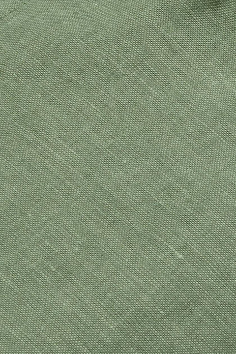 Military Green Linen Shirt Cordone 1956