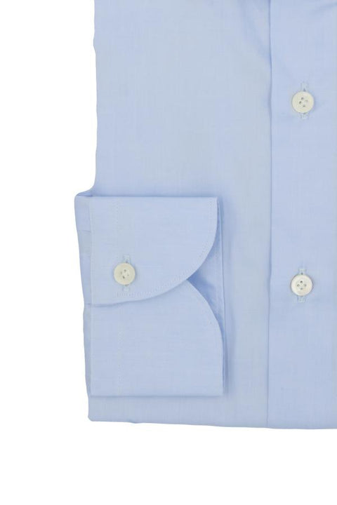 Azure Popeline Solid Shirt Cordone 1956