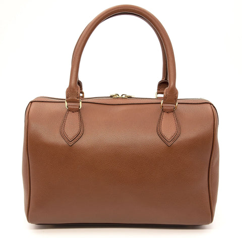 Boston leather duffle bag