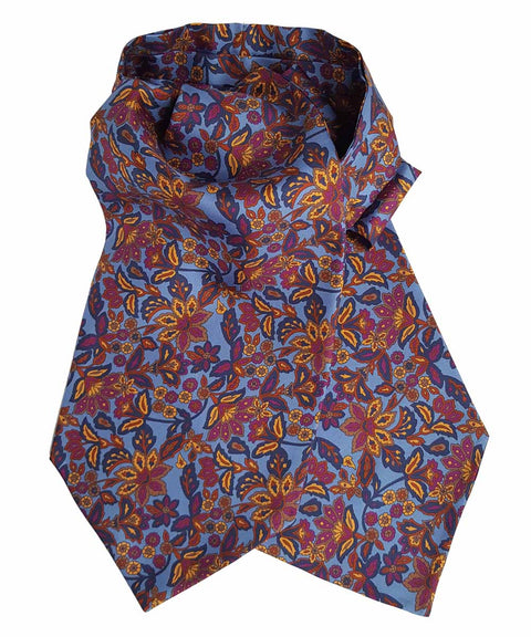 The Secret Garden Silk Ascot