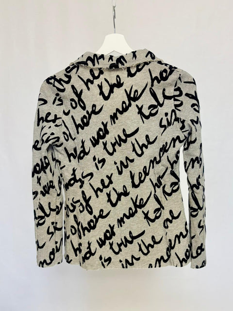 Blazer con stampa lettering SixStop