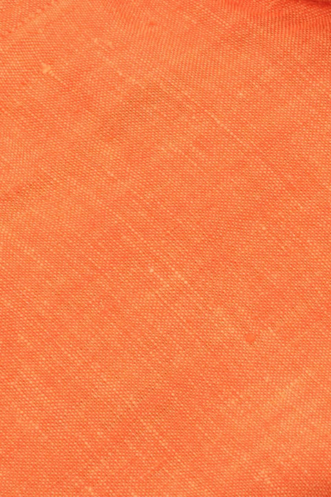 Orange Linen Shirt Cordone 1956