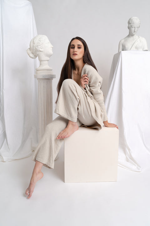 Trousers - Pantapalazzo Knitwear Edelvissa
