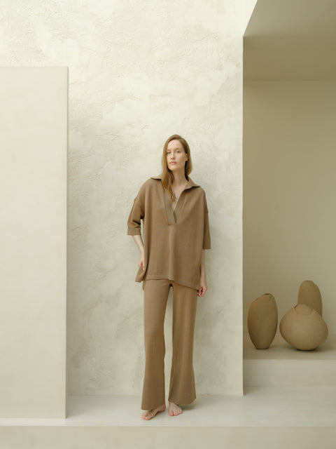 Extra Fine Merino Wide-Leg Trousers - Lèmme