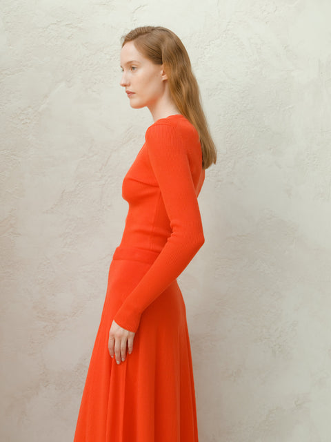 Extra Fine Merino Ribbed Fine Hanley Sweater - Lèmme