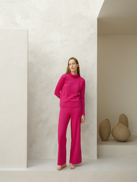 Extra Fine Merino Wide-Leg Trousers - Lèmme