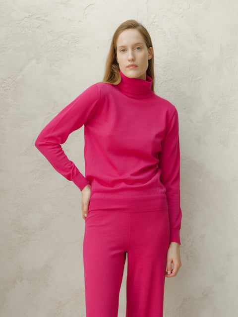 Extra Fine Merino Wool Turtleneck Sweater - Lèmme