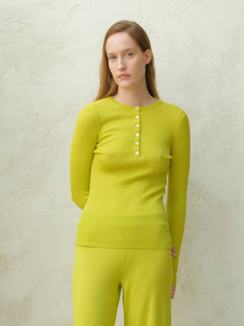Extra Fine Merino Ribbed Fine Hanley Sweater - Lèmme
