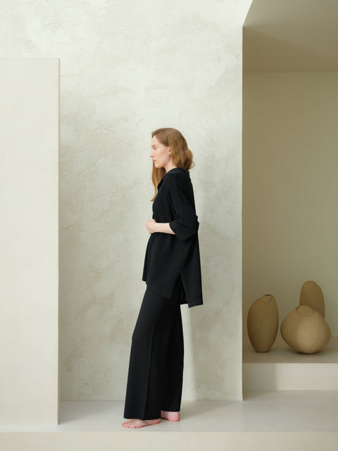 Extra Fine Merino Wide-Leg Trousers - Lèmme