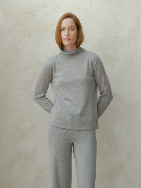 Extra Fine Merino Wool Relaxed Turtleneck (3D-Knit) - Lèmme