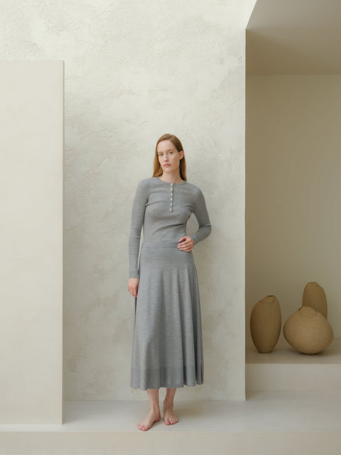 Extra Fine Merino Ribbed Fine Hanley Sweater - Lèmme