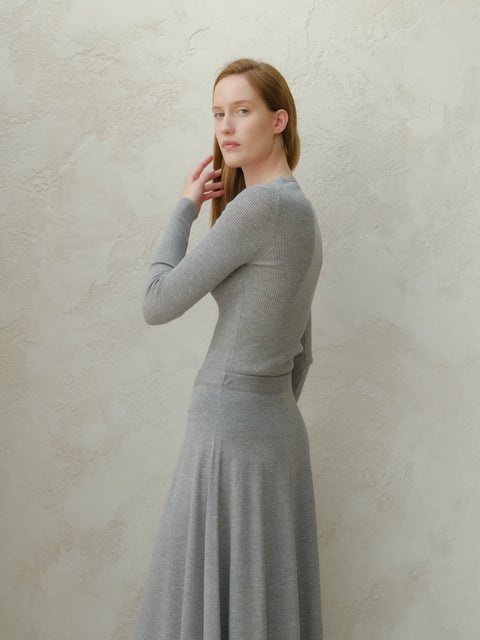 Extra Fine Merino Ribbed Fine Hanley Sweater - Lèmme