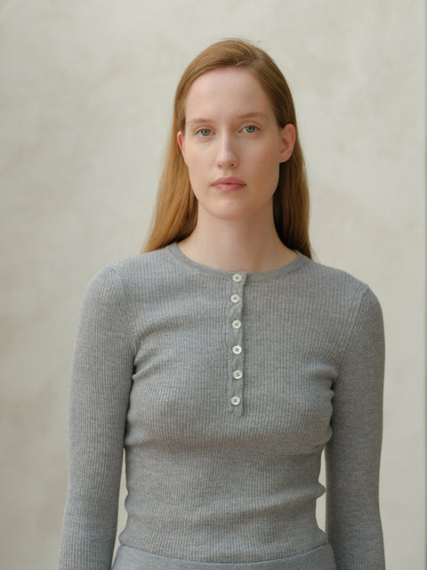 Extra Fine Merino Ribbed Fine Hanley Sweater - Lèmme