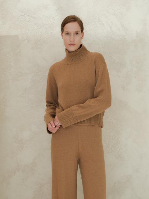 Cashmere Mix Turtleneck Sweater - Lèmme